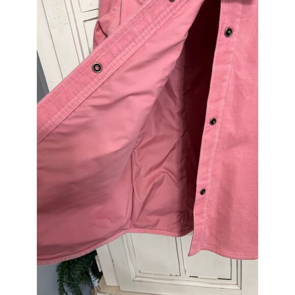 NWT Columbia size small corduroy Hinteess Shirt Jacket pink bloom - Picture 4 of 4